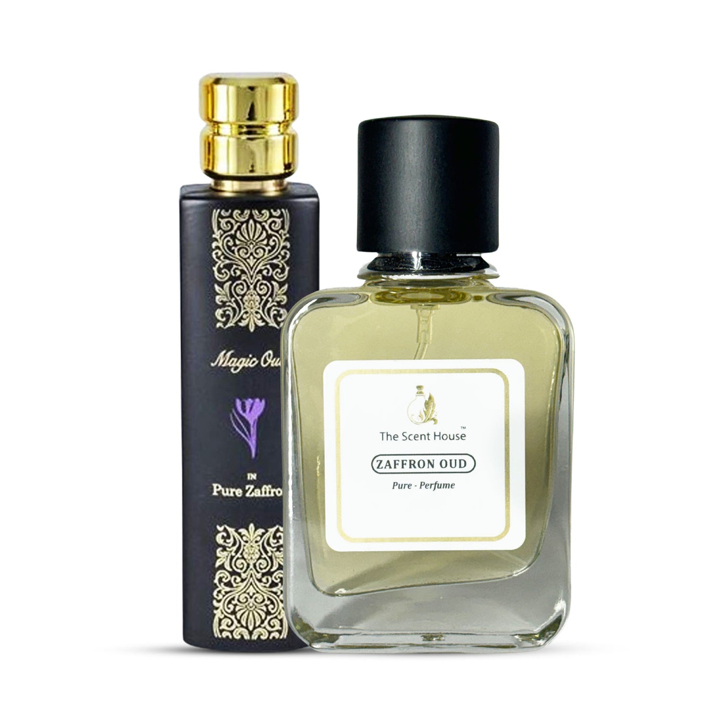 The Scent House Zaffron Oud Perfume – Long-Lasting Eau de Parfum, Rich & Spicy Oud Fragrance for Men and Women, 100ml, 50ml, 30ml