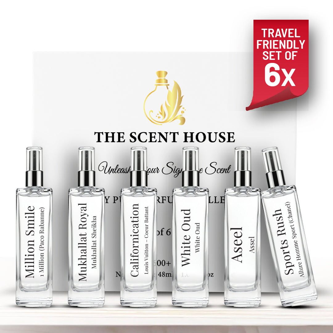 Men's Perfume Collection Set Of 6