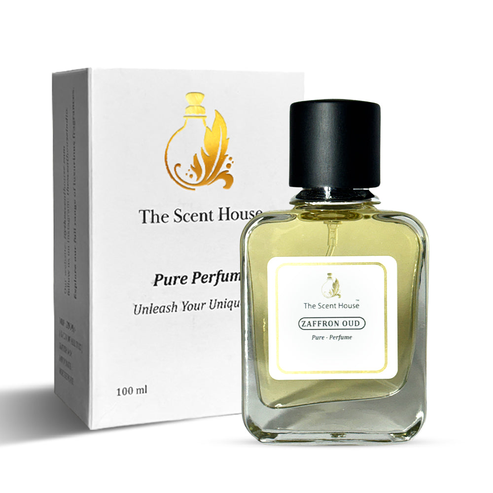 The Scent House Zaffron Oud Perfume – Long-Lasting Eau de Parfum, Rich & Spicy Oud Fragrance for Men and Women, 100ml, 50ml, 30ml